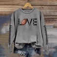 thumbnail image 2 of WEAIXIMIUNG Mama Chandails pour Femmes Brodés Femmes Col Rond Décontracté Chandails Légers Manches Longues Imprimé Graphique Poulet Chandail Chandails Haut Blouse, 2 of 4