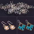 thumbnail image 5 of 120pcs 4 Color Non-Allergenic Plastic Earring Hooks Ear Wire Hooks Earring Findings for DIY Jewelry (White Smoke Misty Rose Black Old Lace), 5 of 5