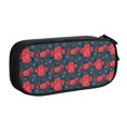 thumbnail image 2 of Vsdgher Rose Flowers Print Large Capacity Pencil Case Pouch with Zipper, Portable Aesthetic Big Capacity Pencil Cases Pen Office Travel Stationery Bag, 2 of 8