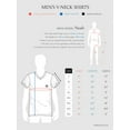 thumbnail image 4 of Ma Croix Mens Active Solid V-Neck T-Shirts Heavy Blend Cotton Short Sleeve, Up to 5XL, 4 of 4