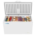 thumbnail image 2 of Pemberly Row Metal Deep Chest Freezer with Two Wire Baskets in White, 2 of 7