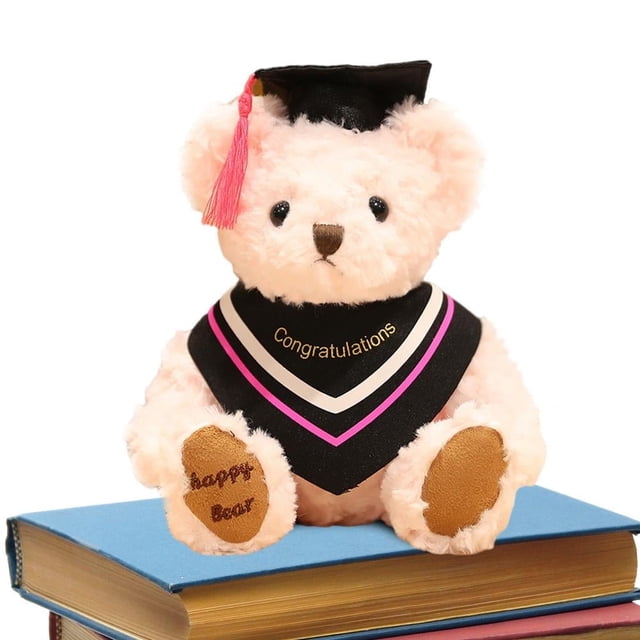 Oso de peluche de graduación MesaSe 2022, lindo y suave oso de peluche con gorra, oso de peluche de graduación, regalo de graduación personalizado para niños, estudiantes y adultos graduados, elegante