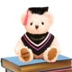 thumbnail image 1 of Oso de peluche de graduación 2022, lindo y suave oso de peluche con gorra, oso de peluche de graduación, regalo de graduación personalizado para niños, estudiantes y adultos graduados con clase, 1 of 4