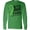 Kelly Green, variant on Inktastic Never Stop Fighting Mental Health Awareness Green Ribbon Long Sleeve T-Shirt