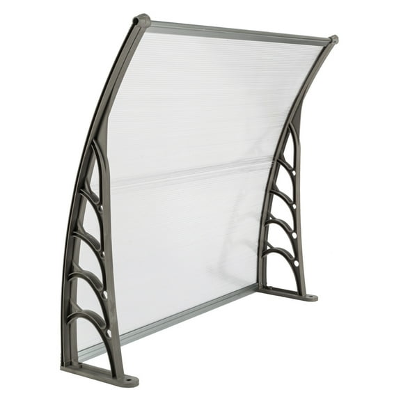 Lowestbest 40"×40" Patio Door Window Awning Canopy, Outdoor Awning Cover Rain Snow Protection