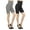 Gray Heather/Black, variant on 2 Pair Women's High-Waist Thigh Shapers - Womens - Female, 1X, Buff-Black
