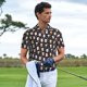 thumbnail image 3 of Fotbe Snowflake Cream Hot Cocoa Camiseta Polo de Golf para Hombre con Estampado – Camisa Deportiva Transpirable con Cuello Abotonado-Small, 3 of 6