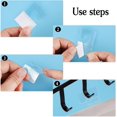 thumbnail image 3 of 300 Pcs Adhesive PVC Hanging Tabs Merchandise Package Box Hangers J-Hook Folding Tabs for Store Retail Display, 3 of 7