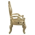 thumbnail image 3 of ACME Seville Arm Chair (Set-2) in Synthetic Leather & Gold, 3 of 6