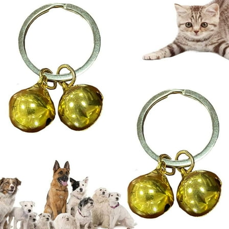 2 Super Loud Cat and Dog Tracking Bells Protect Birds Wildlife Pet Collar Accessories