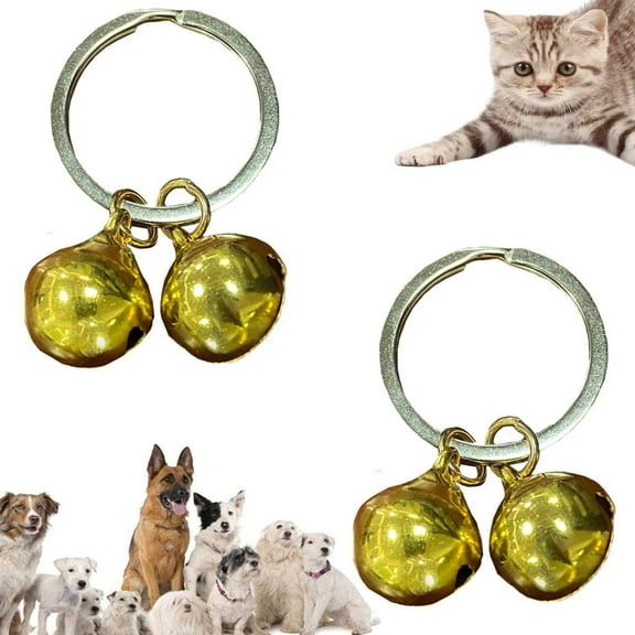 2 Super Loud Cat and Dog Tracking Bells Protect Birds Wildlife Pet Collar Accessories