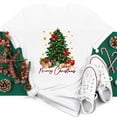 thumbnail image 1 of Camiseta con estampado navideño para mujer, ropa bonita para fiesta de año nuevo, Just a Girl Who Loves, 1 of 5