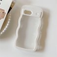 thumbnail image 2 of Funda de teléfono transparente Ins Cute Wave para Google Pixel 9 A Pro 8 7 Color de macarrón para niñas, funda transparente creativa a prueba de golpes, 2 of 4