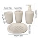 thumbnail image 3 of Pieza Set Baño Accesorios Dispensador Jabón Taza Cepillo Tazón Jabón, Jabón Para Baño Completo, Diseño Moderno, Set De 4 Piezas, Para Cocina, Material Plástico Resistente, Uso En Baño, Ideal, 3 of 9