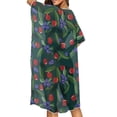 thumbnail image 4 of HELLHERO Polyester Swim Coverup for Summer Lightweight Free Size Womens Beach Coverups Kimono Cardigan Cover Up Cherry Print, 4 of 6