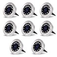 thumbnail image 1 of Bangcool 8PCS Ground Light Waterproof Dustproof Disk Light Garden Light for Lawn Yard, 1 of 7