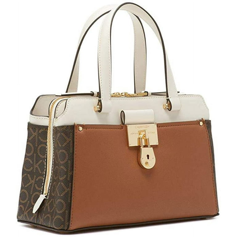 Calvin klein camille satchel new arrivals