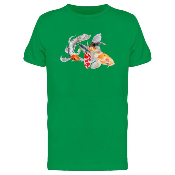 Three Koi Carp Painting Tee Men's -Image by Shutterstock