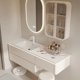 thumbnail image 4 of Cream Oak Bathroom Cabinet, Dresser, Combination Toilet, Rock Slab, Seamless Basin, Vanity, Sink, Bathroom Cabinet My Lux Decor Round, 4 of 29