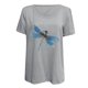 thumbnail image 3 of ICHUANYI Clearance 2021 Ladies Fashion New T-shirt Large Size Loose Fashion Print Short Sleeve(Gray, XL) ICHUANYI WER2023080710931, 3 of 6