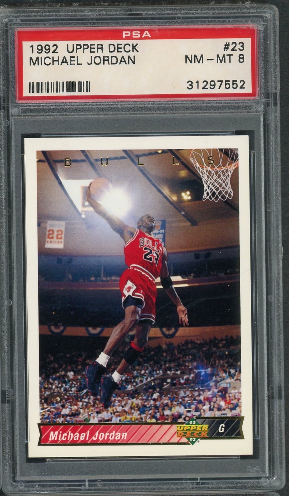 Michael Jordan 1992 Upper Deck Basketball Card #488 Graded