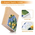 thumbnail image 5 of Yayeee Napkin Holder for Table Kitchen Paper Tissue Organization, Green Lemon Plaid, 5 of 8