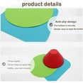 thumbnail image 2 of Jar Gripper Multi Purpose Reusable Rubber Gripper Jar Opener Gripper Rubber Jar Multi Purpose Bottle Lid Openers Fit for Most Bottles Set of 3，Rubber Grip，Jar Lid Gripper, 2 of 5