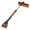 Yellow, variant on Multipurpose Windshield Ice Scraper Tool 9.4 Inch Soft Bristle Snow Brushing Nonslip Foam Grip Suitable For Winter Cleaning
