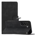 thumbnail image 4 of Allytechgroup Wallet Phone Case for Samsung Galaxy S21 FE with Credit Card Slot, PU Leather Slim Lightweight Flip Case with Lanyard Shockproof Protective Bumper for Women Girls, Black, 4 of 10
