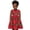 Red, variant on Mercatoo Cute Kids Girls African Ankara Dress Toddler Traditional Vintage Print Dresses Casual Sleeveless Dress 1~6 Years