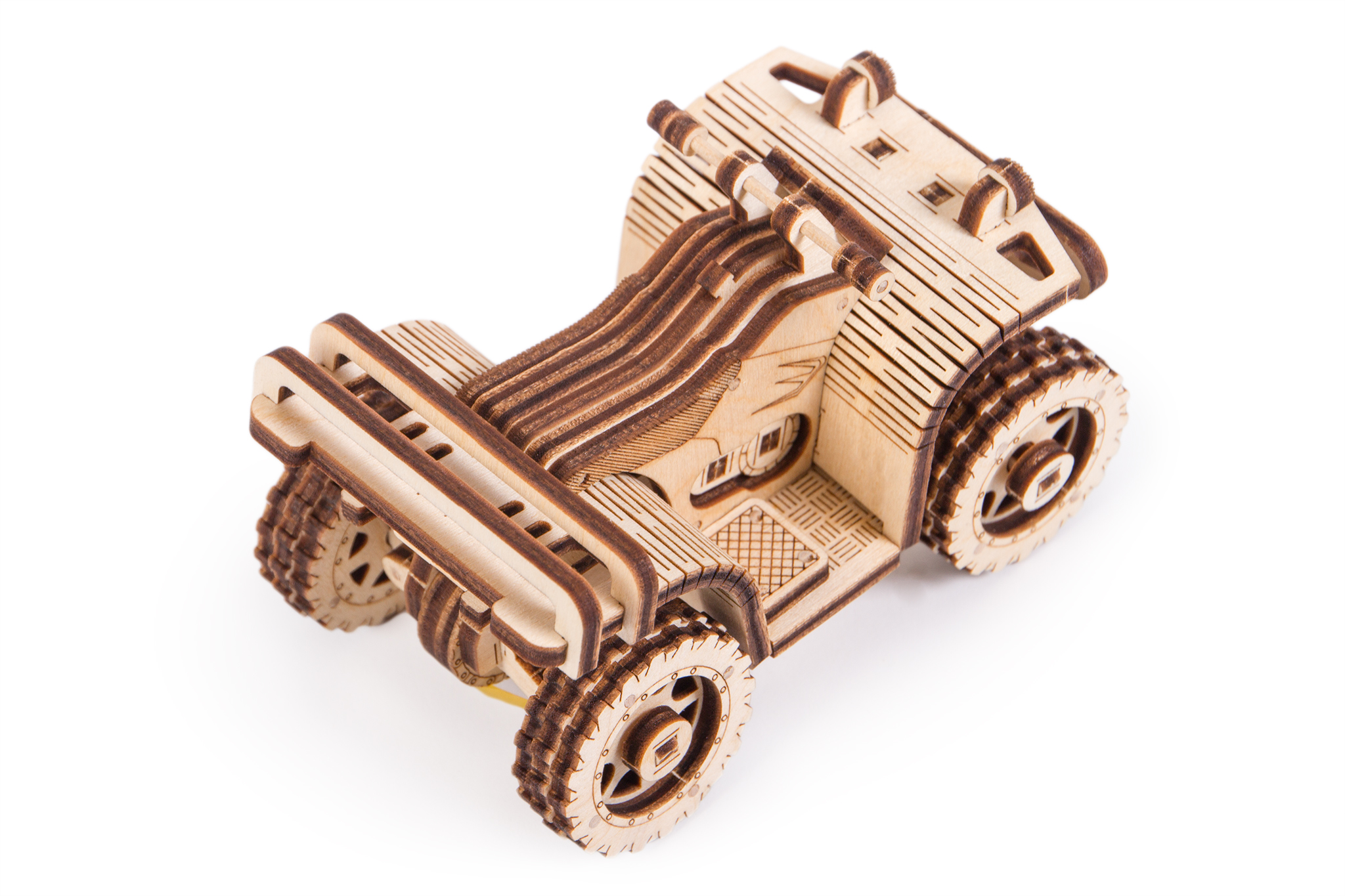 Buy Wood Trick 3D Mechanical Model Kit ATV Quad Bike Motorcycle Wooden
