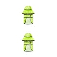 thumbnail image 4 of Methold Chubasquero reflectante de noche para mascotas, impermeable, con capucha, chaqueta de lluvia, ropa impermeable, actividad para caminar, Verde fluorescente S 2piezas, 4 of 6