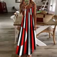 thumbnail image 2 of Black White and Red All Over! Sleeveless Dress prom dress prom dresses Bridesmaid dress woman women evening, 2 of 5