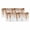 Orange, variant on 2 Panels Grey Eucalyptus Valance for Windows, Weeping Botanical Leaf Watercolor Light Filtering Kitchen Curtains, Rod Pocket Window Treatment Curtain Valances for Living Room Bedroom, 54"x18"