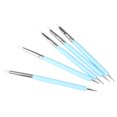 thumbnail image 2 of 5pcs Silicone Clay Sculpture Tools Double Head Ball Stylus Sculpting Modeling Tool (Blue), 2 of 11