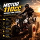 thumbnail image 2 of Cuatrimoto Atv Motor Gasolina Adolecentes 110cc 65km/h Centurfit, 2 of 5