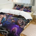 thumbnail image 6 of Harley Quinn 3 Pieces Bedding Sets Comfortable Soft Comforter Sets Decoration Bedroom Gifts With 1 Duvet Cover 2 Pillowcases, 6 of 7