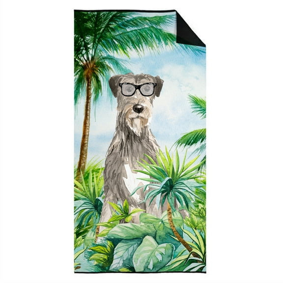 Carolines Treasures CK3012TWL3060 Irish Wolfhound Premium Beach Towel 30W X 60H multicolor