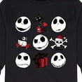thumbnail image 3 of The Nightmare Before Christmas - Jack Christmas Grid - Toddler And Youth Long Sleeve Graphic T-Shirt, 3 of 5