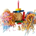 thumbnail image 3 of Flmtop Cute Foraging Bird Parrot Shredder Cage Toys for Cockatiel African Grey Conure Random Color, 3 of 8
