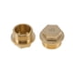 thumbnail image 1 of Accesorios de tubería de latón Unique Bargains 1/2" macho tapón de rosca externa engrosada (cóncavo) 0.79" 2 Pcs, 1 of 7