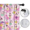thumbnail image 4 of Princess and Flowers Pattern Blackout Kids Curtains,Childrens Insulated Curtains Set Of 2,Bedroom Essentials,Toddler Room Decor 42x54in(106x137cm), 4 of 4