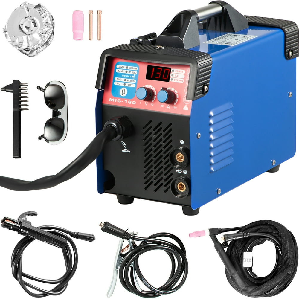 VEVOR MIG Welder, 130A Welding Machine, 3 in 1 Combo MMA/ MIG/ LIFT TIG