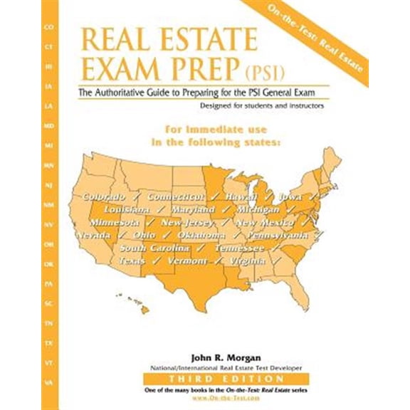 Pre-Owned On-The-Test: Real Estate: Real Estate Exam Prep (PSI)- Third Edition: The Authoritative Guide to Preparing for the PSI General Exam (Paperback)