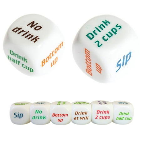 Christmas Dice Game Drinking Decider Die Games Bar Party Pub Dice Fun Funny Toy Game Xmas CHfts YH ()