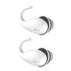 thumbnail image 3 of Tapones de silicona para los oídos para dormir con cancelación de ruido, reutilizables y flexibles, color blanco, 3 of 12