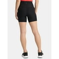 thumbnail image 4 of Avia Women's and Women's Plus Ribbed SoftSculpt Bike Shorts, Sizes XS-4X, 4 of 7