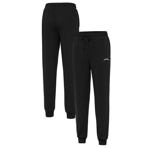 Men's Antigua Black Los Angeles Chargers Idol Jogger Pants