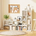 thumbnail image 4 of Gymax 2PCS 7-Cube Bookcase w/7 Compartments 2 Anti-tipping Kits for Living Room, 4 of 10