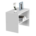 thumbnail image 1 of Mesa Auxiliar MORU POP Blanca con estantes, 1 of 9